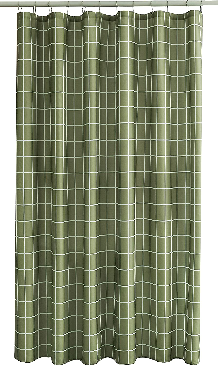 Textured Fabric Shower Curtain - Machine Washable