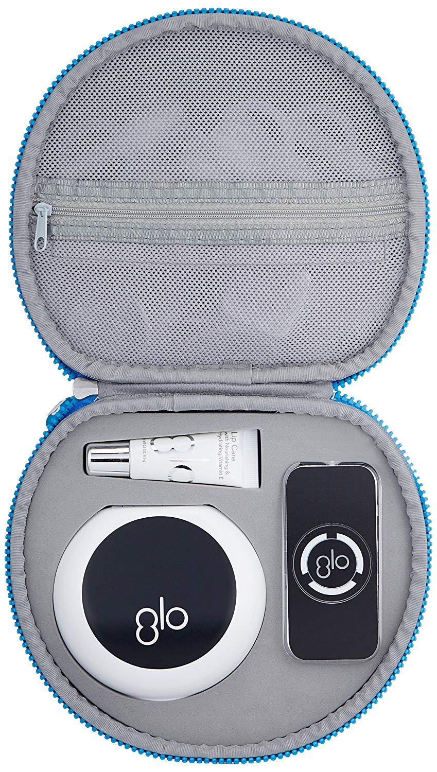 GLO Brilliant Deluxe Teeth Whitening Device Kit with Patented Blue LED Light & Heat Accelerator for Fast, Pain-Free, Long Lasting Results