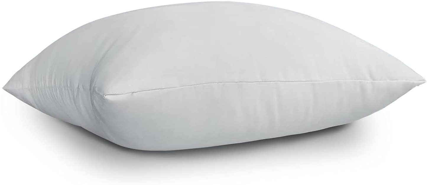 EDOW Throw Pillow Inserts, Set of 2 Lightweight Down Alternative Polyester Pillow, Couch Cushion, Sham Stuffer, Machine Washable