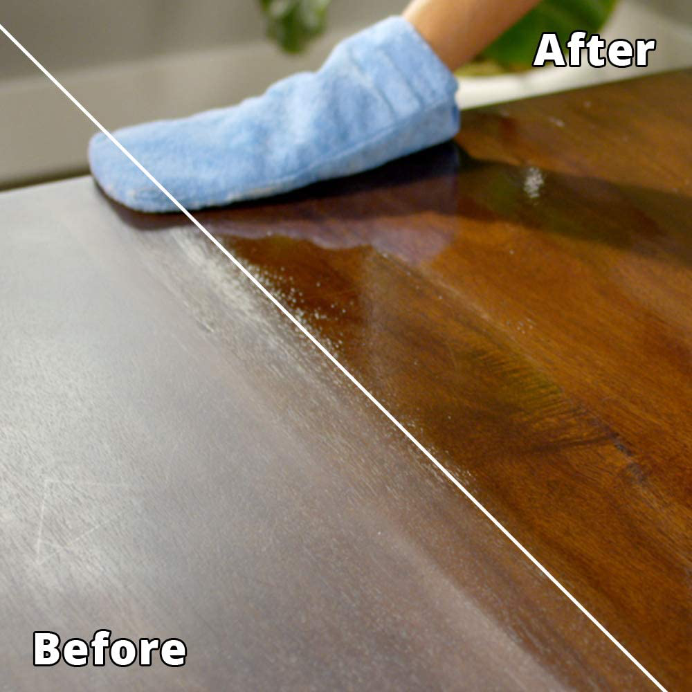 Rejuvenate Scrub Free Soap Scum Remover Shower Glass Door Cleaner Works on Ceramic Tile, Chrome, Plastic and More 24oz & Cabinet & Furniture Restorer Fills in Scratches Seals