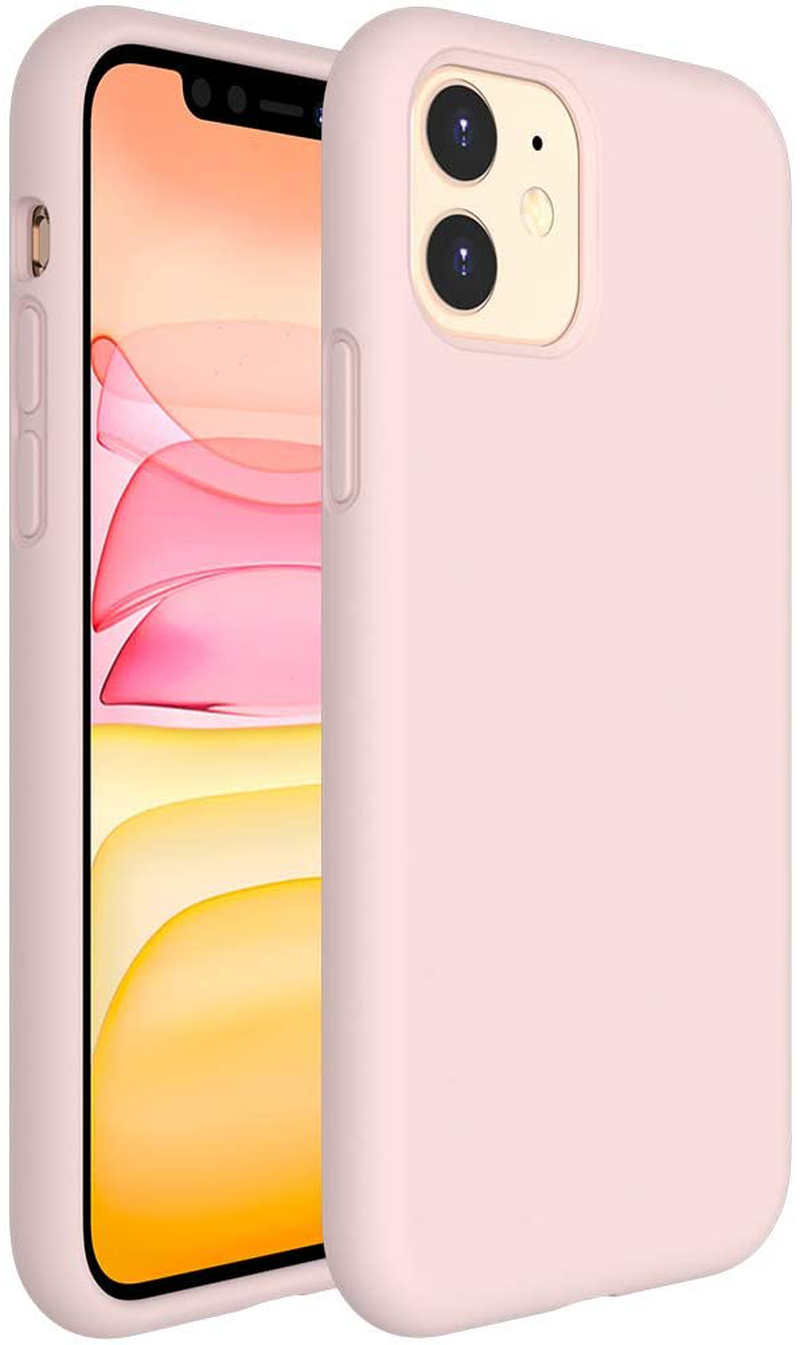 Gel Rubber Full Body Protection Cover Case Drop Protection Case Liquid Silicone Case Compatible with iPhone 11 6.1 inch