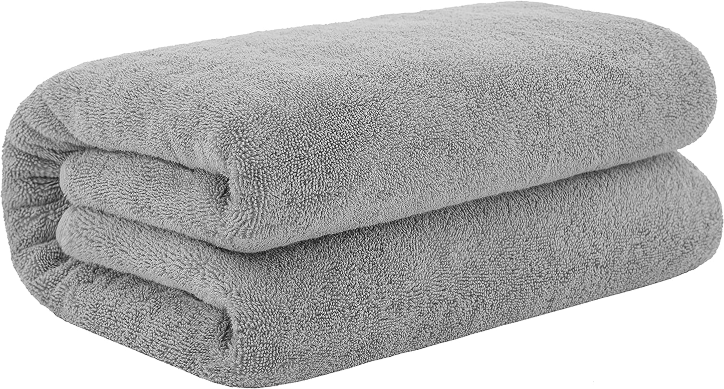 Cotton Paradise Luxurious Jumbo Bath Sheet 40x80 Inches Thick & Large 650 GSM Genuine Ringspun Cotton, Luxury Hotel & Spa Quality