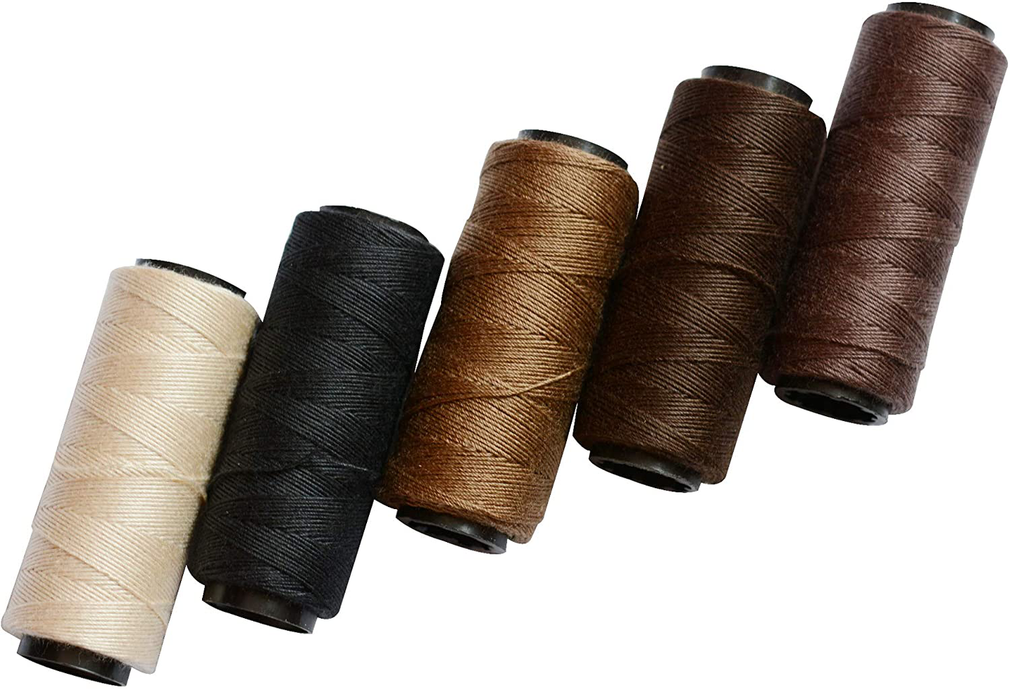 5 Rolls Sewing Threads Using for Hand Sewing,Hair Extensions,Making Wigs DIY and So On