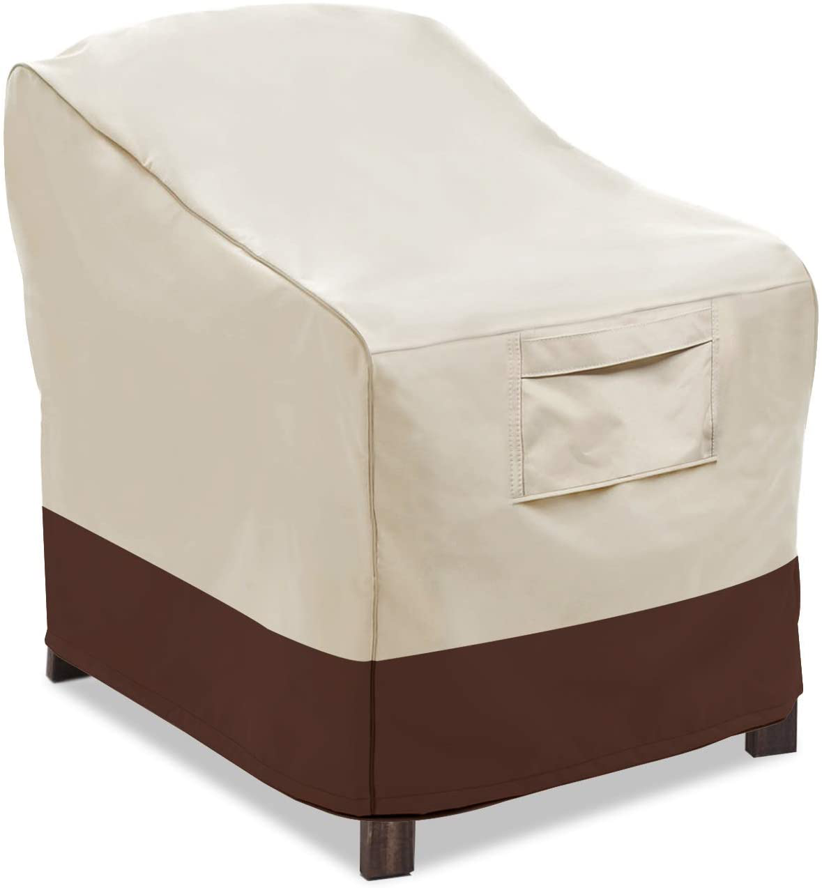 Vailge Patio Chair Covers, Lounge Deep Seat Cover, Heavy Duty and Waterproof Outdoor Lawn Patio Furniture Covers (2 Pack - Large, Grey)