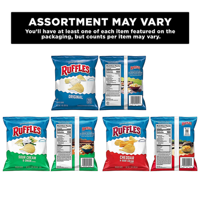 Ruffles Potato Chips Variety Pack