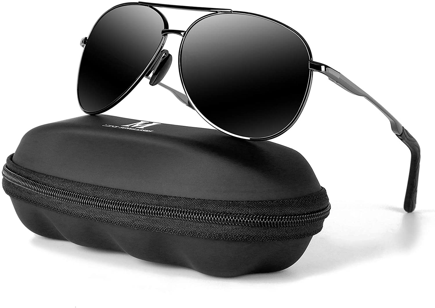 Aviator Sunglasses for Men Polarized Women-Mxnx UV Protection Lightweight Driving Fishing Sports Mens Sunglasses MX208