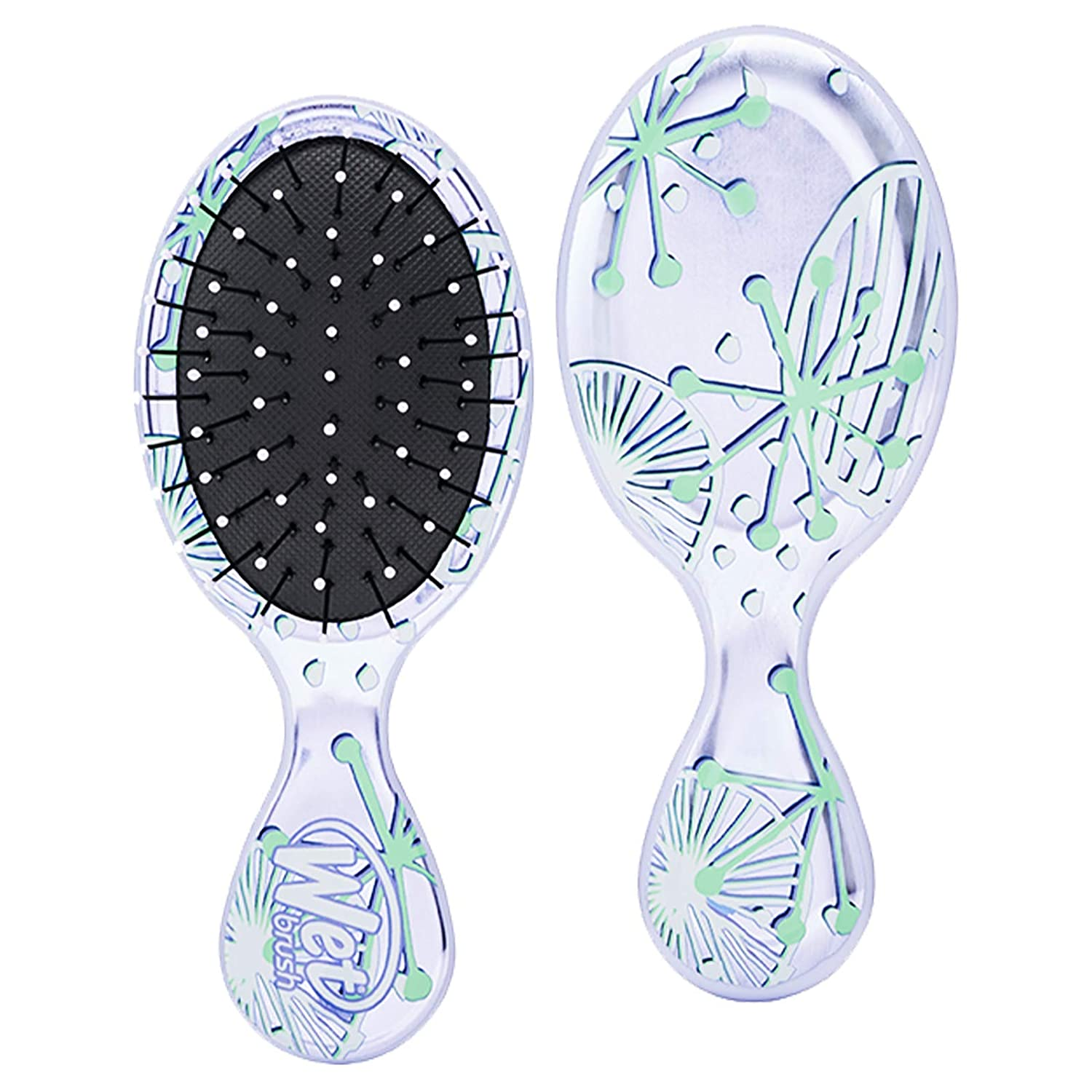 Wet Brush Squirt Detangler Hair Brushes - Llama Happy Hair - Mini Detangling Brush with Ultra-Soft Intelliflex Bristles Glide through Tangles with Ease - Pain-Free Comb for All Hair Types