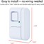 GE Personal Security Window/Door Burglar Alert, Wireless, Chime/Alarm, Easy Installation, Ideal for Home, Garage, Apartment, Dorm, RV and Office