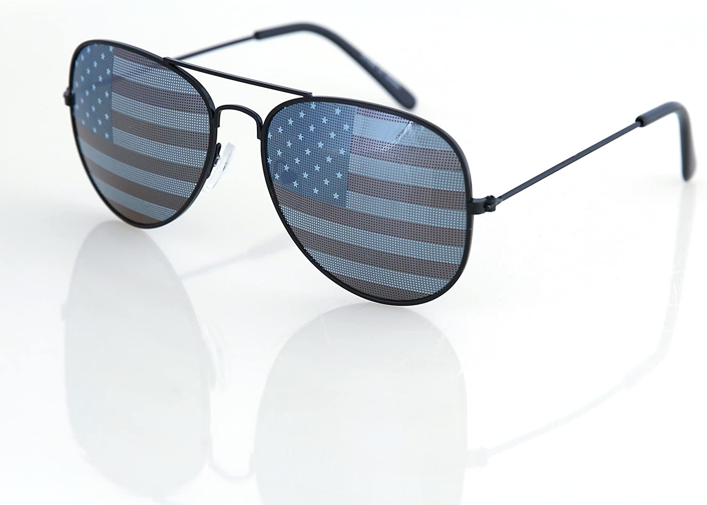 Aviator USA America American Flag Sunglasses - Great Accesory for 4Th of July