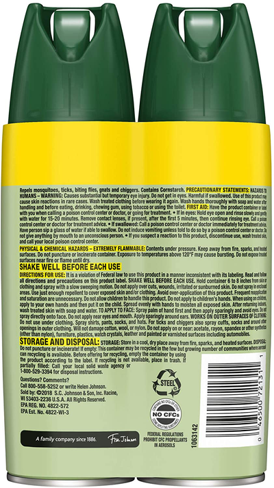 OFF! Deep Woods Bug Spray & Mosquito Repellent, DryTouch Technology, Long Lasting Protection 4 oz. (Pack of 2)