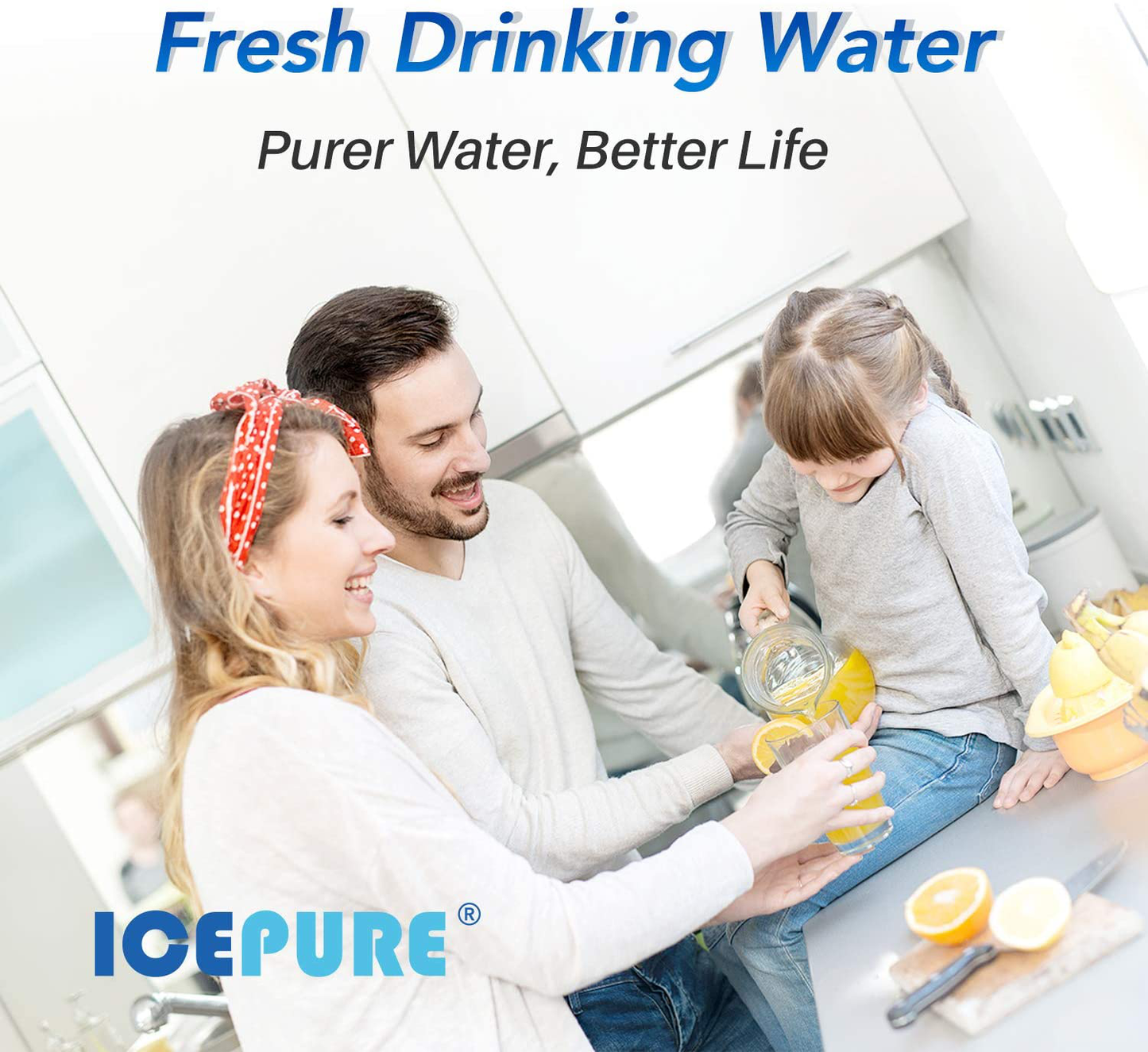 5 Micron 10" x 2.5" String Wound Sediment Water Filter Cartridge for Well filter Universal Replacement for Any 10 inch RO Unit, WP-5, Aqua-Pure AP110, CFS110, Culligan P5, WFPFC4002, WP-5, CW-MF,4PACK