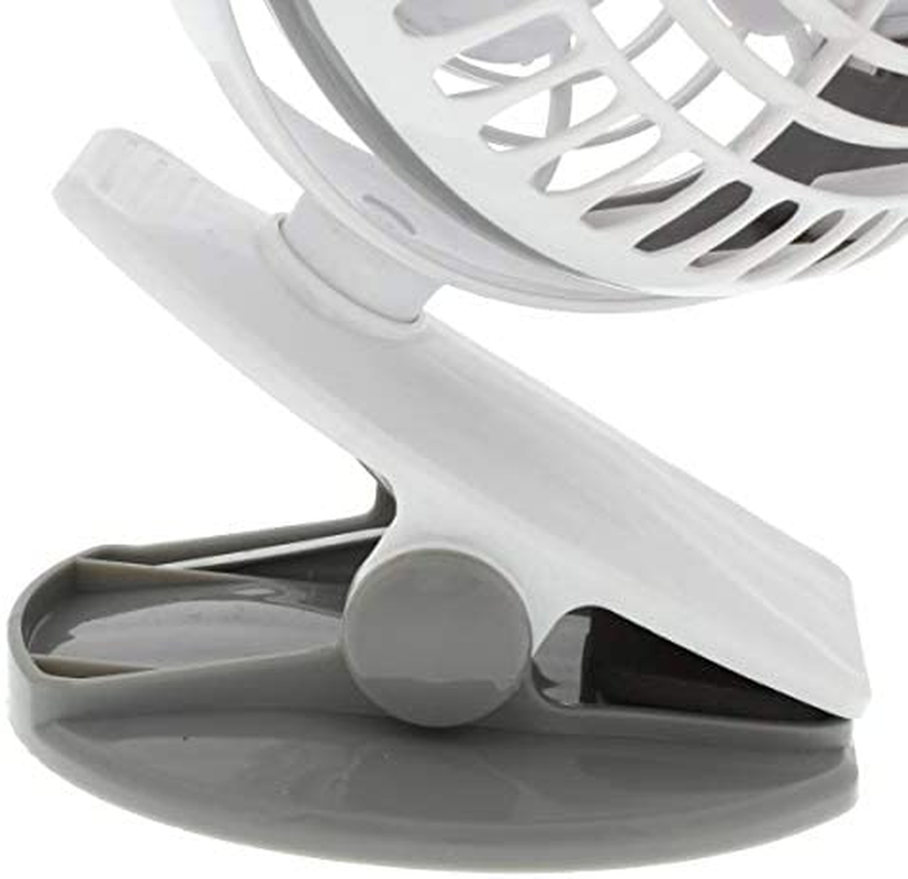 Comfort Zone Lightweight 4" USB Clip on Fan