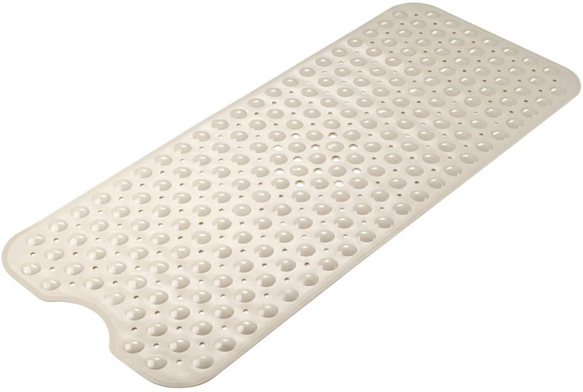 Non-Slip Shower Mats with Suction Cups and Drain Holes, Bathtub Mats Bathroom Mats Machine Washable