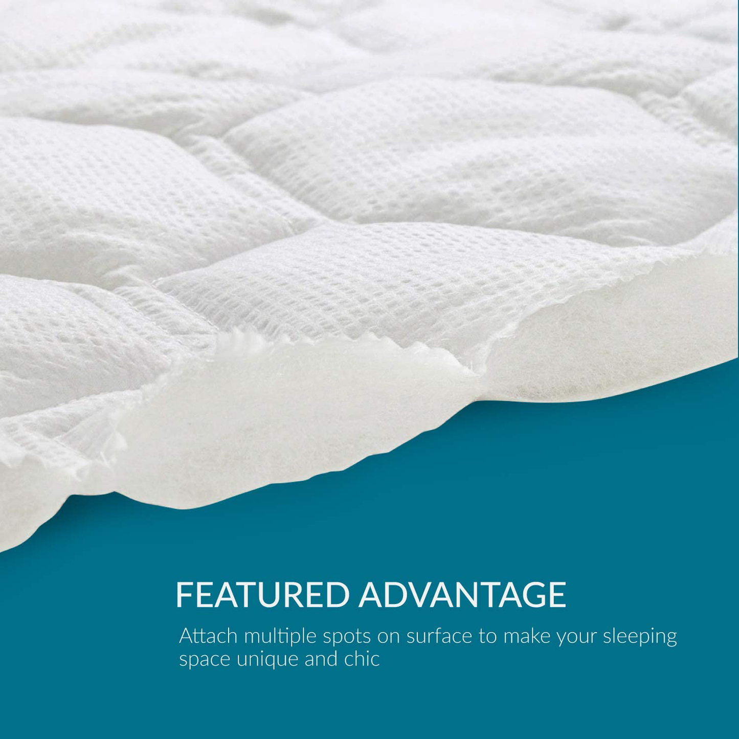 Bedsure California King Mattress Pad Deep Pocket - Quilted Mattress Cover for California King Bed PillowTop Mattress Protector, Fitted Sheet Mattress Cover, 78x80 inches, White