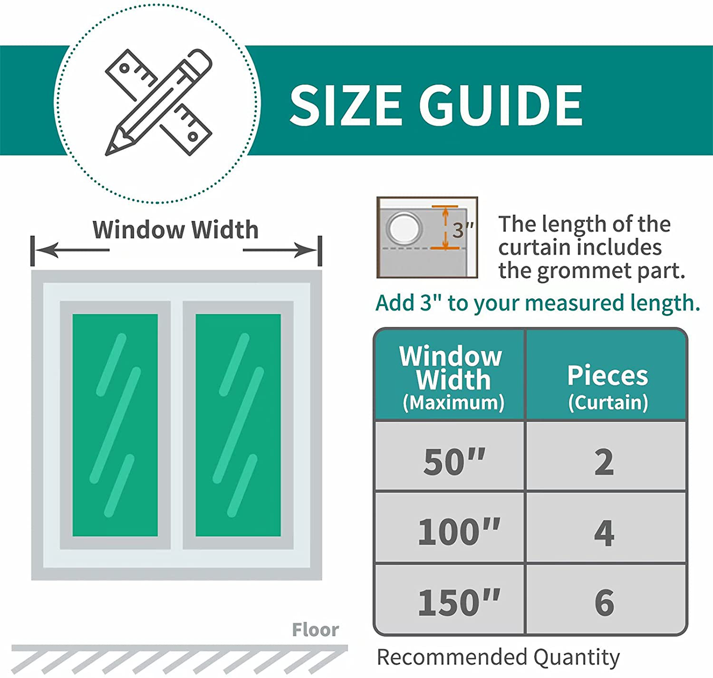 BGment Blackout Curtains - Grommet Thermal Insulated Room Darkening Bedroom and Living Room Curtain, Set of 2 Panels (42 x 84 Inch, Beige)