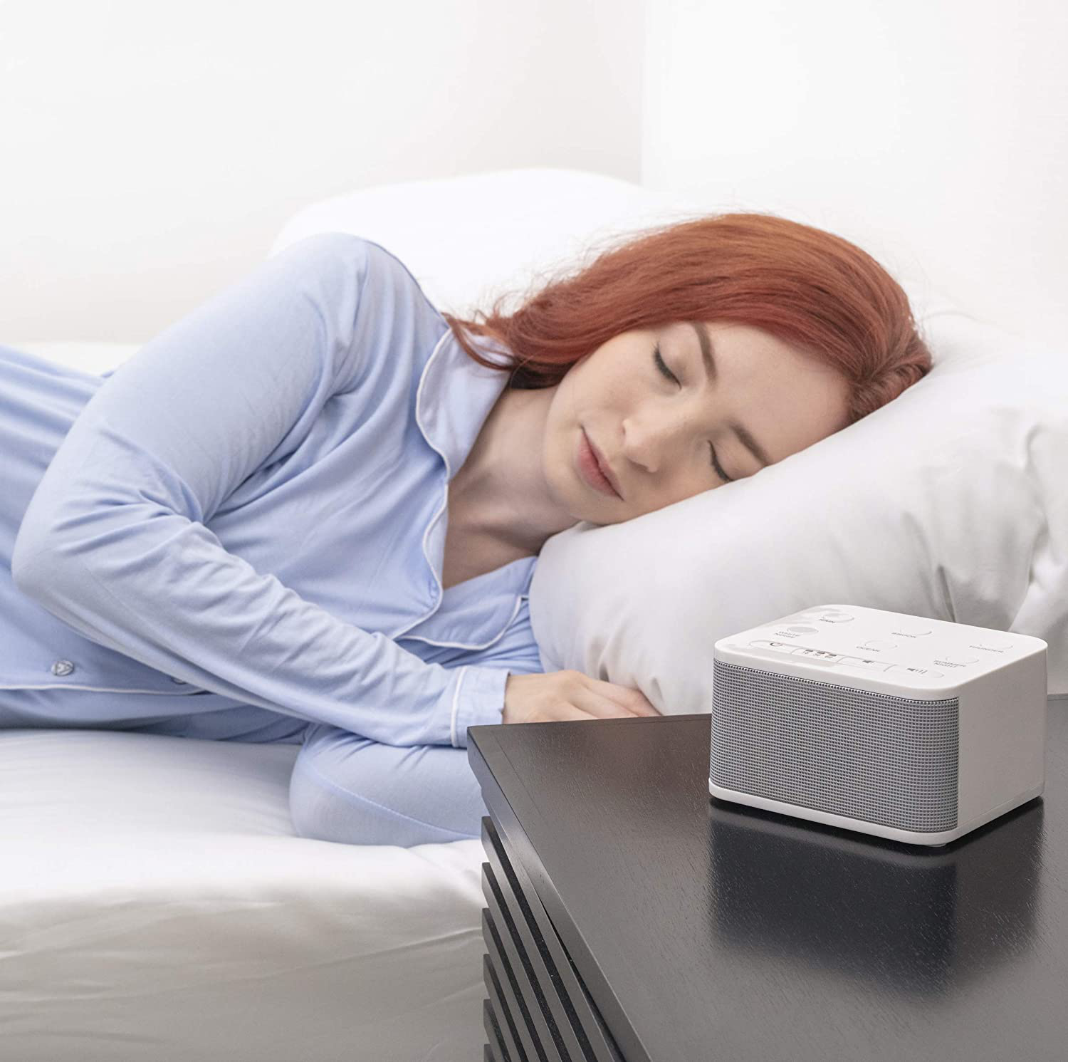 Big Red Rooster 6 Sound White Noise Machine | Sound Machine for Sleeping | Portable White Noise Machine for Office Privacy | Travel Sound Machine Baby | Plug in Or Battery Operated