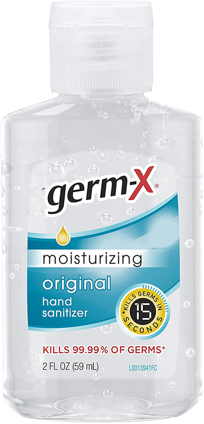 Germ-X Original Hand Sanitizer, 2 Fluid Ounce Bottles (Pack of 48), 96 Fl Oz