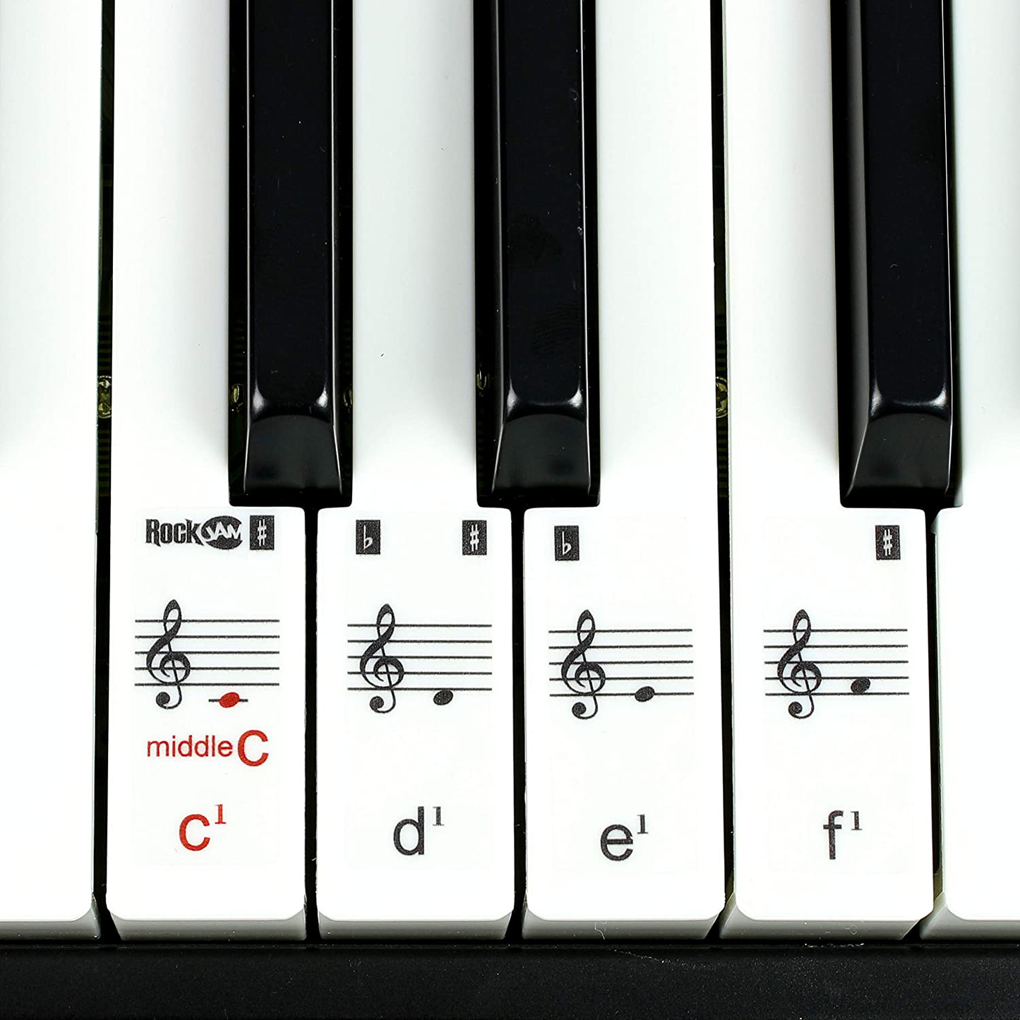 Rockjam (RJ549) 49-Key Portable Electric Keyboard Piano with Power Supply, Sheet Music Stand and Simply Piano App