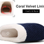 Mishansha Unisex Memory Foam Cotton Slippers with Fuzzy Plush Lining Slip on Clog House Shoes for Men/Women
