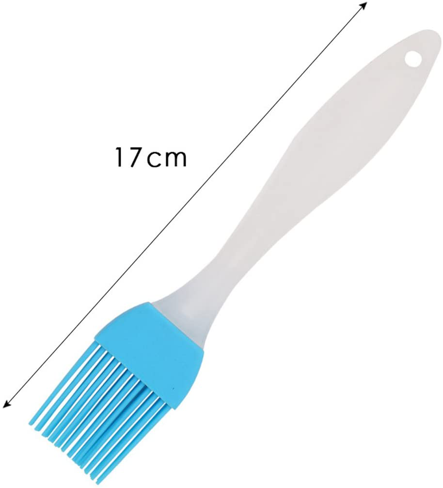 Binhai Basting Brushes Grill Brush Kitchen Silicone Basting Pastry Cooking Brushs & BBQ Basting Brush, Varying Bright Color - Best Kitchen Gadget (Oil Brush 4 Pack)