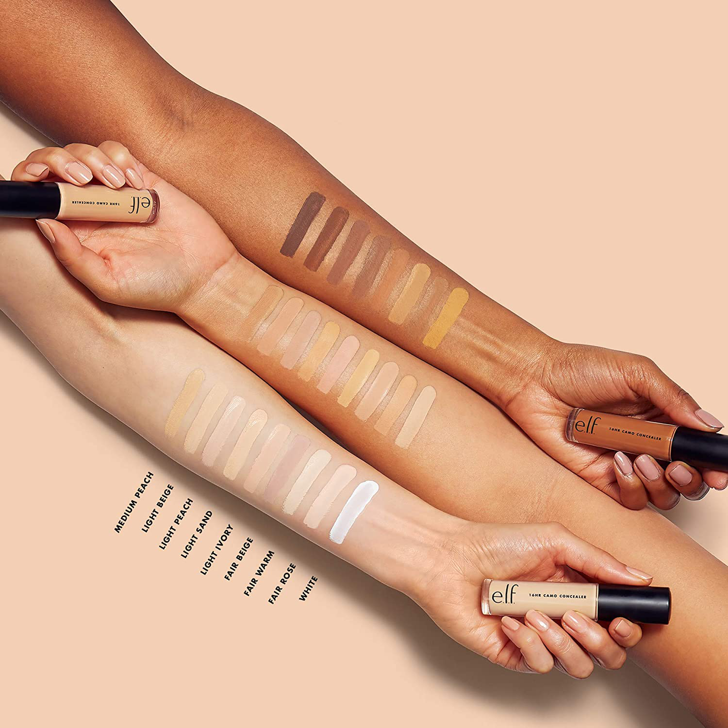 e.l.f. 16HR Camo Concealer, Full Coverage & Highly Pigmented, Matte Finish