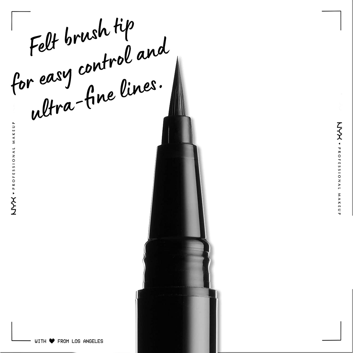 NYX PROFESSIONAL MAKEUP Epic Ink Liner, Waterproof Liquid Eyeliner, Black