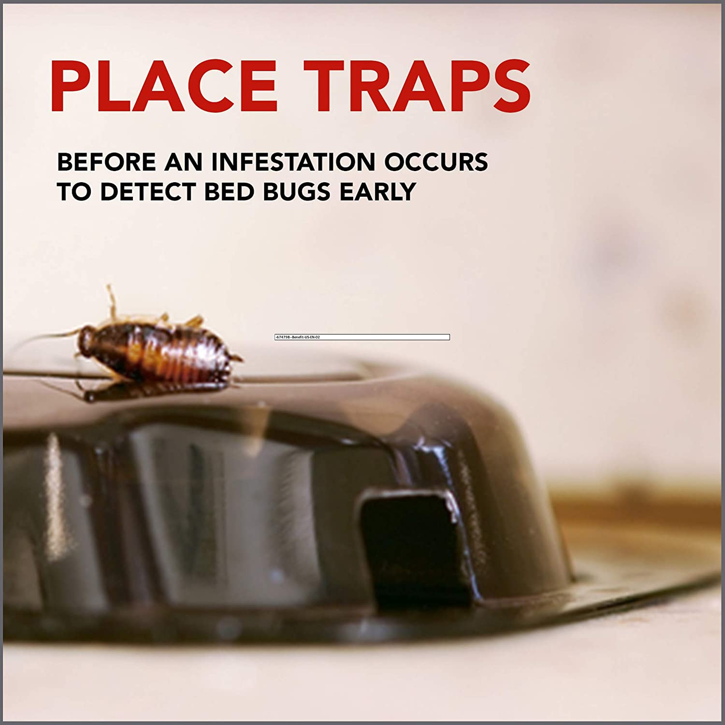 Raid Bed Bug Detector & Trap, 8 Ct