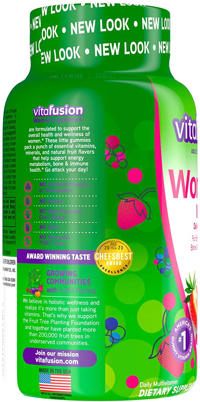 Vitafusion Women's Gummy Vitamins, Mixed Berries, 150 Count