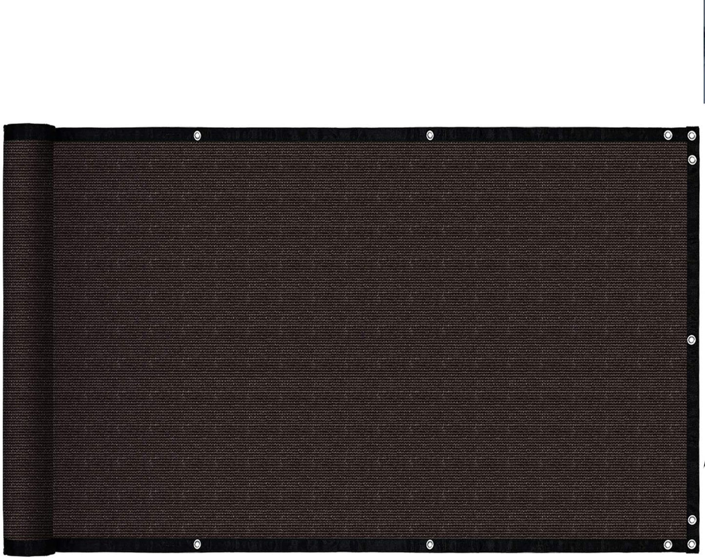 DearHouse Balcony Privacy Screen Cover, 3.5ft x16.5ft Fence Windscreen for Porch Deck, Outdoor, Backyard, Patio, Balcony to Cover Sun Shade, UV-Proof, Weather-Resistant, Includes 35 pc Cable Ties