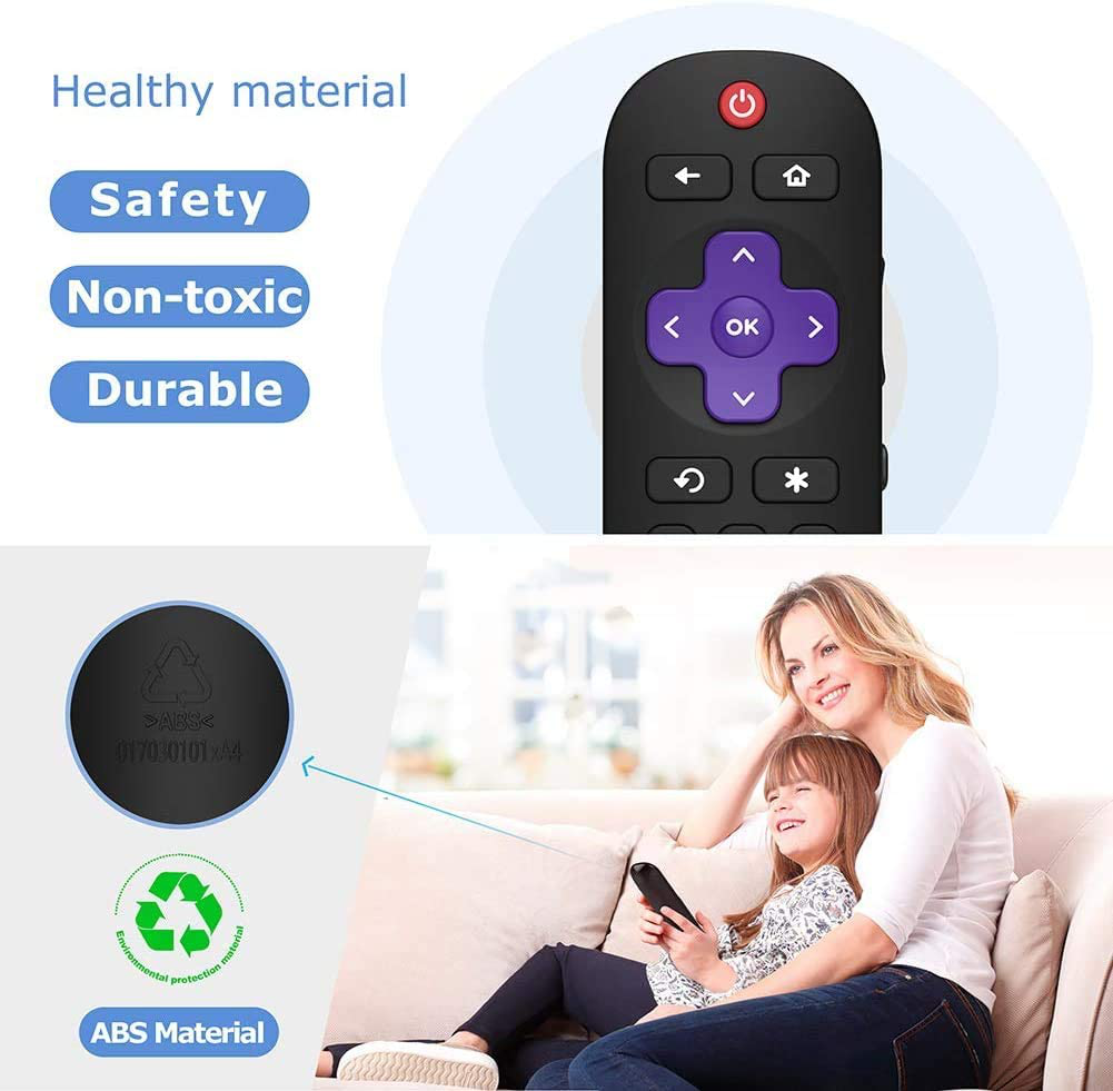 Angrox Remote Control Applicable for TCL Roku TV Remote All TCL Roku Smart LED TVs