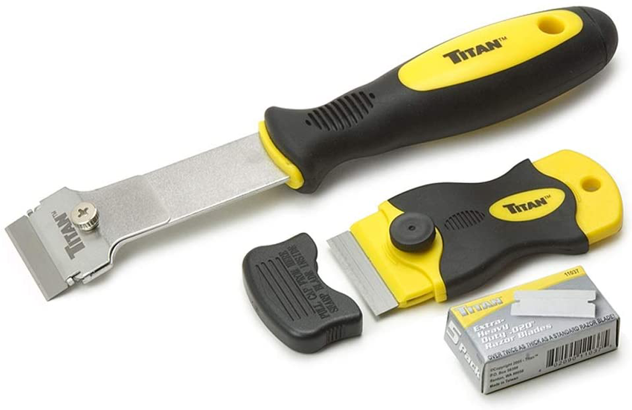 Titan 17002 2-Piece Multi-Purpose and Mini Razor Scraper Set