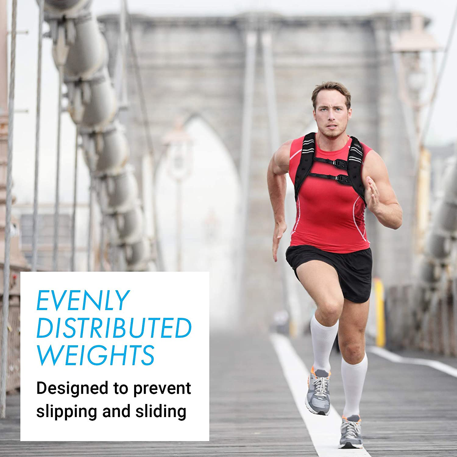 Aduro Sport Weighted Vest Workout Equipment, 4Lbs/6Lbs/12Lbs/20Lbs/25Lbs/30Lbs Body Weight Vest for Men, Women, Kids