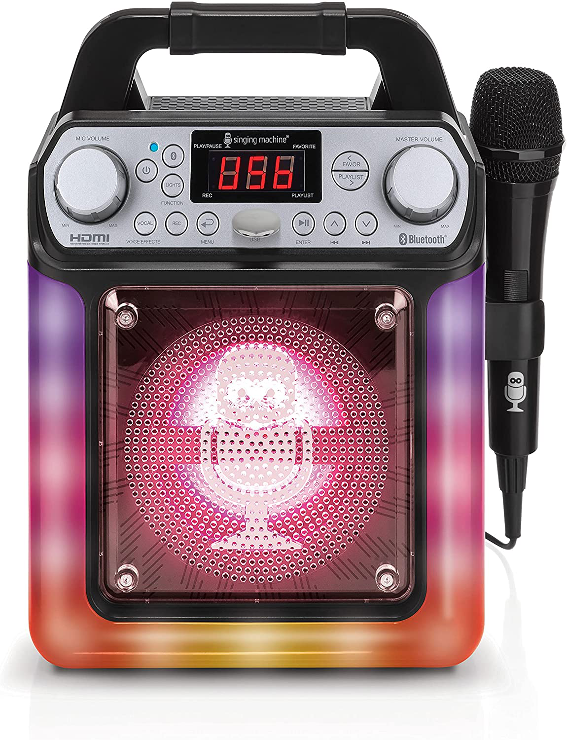 Singing Machine Karaoke System-Portable, Black (SML652BK)