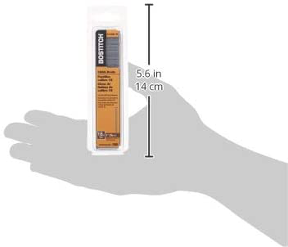 BOSTITCH 18 Gauge Brad Nails, 1-Inch, 1000 per Box (BT1309B-1M)