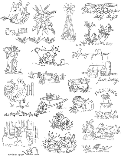 Embroidery Transfer Pattern Book Over 25 Iron On Patterns