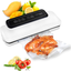 Food Saver Vacuum Sealer Packing Machines for Sous Vide Food and Meat Preservation Freshness Automatic Vacuum Air Sealing System with Dry and Wet Modes,Led Indicator Lights,External Pumping,Accessory Hose