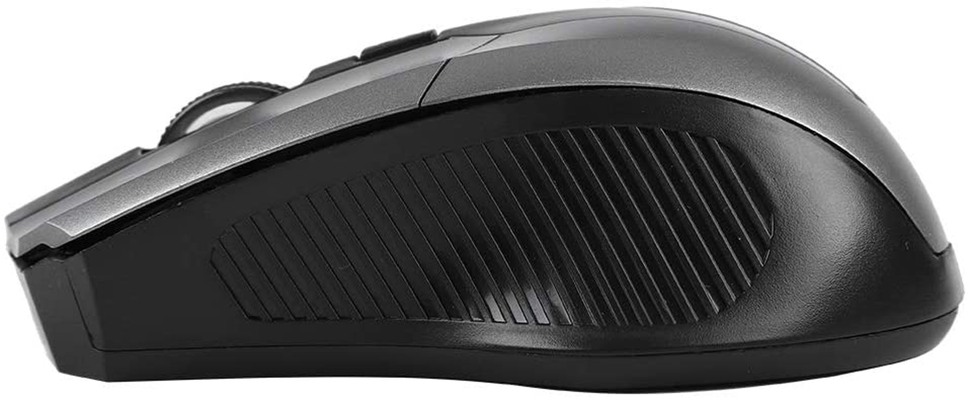 Wireless Optical Mouse for PC Computer Laptop,800-1600 DPI 6 Key Gaming Mouse with USB Receiver,Support Indows2000/Xp/Vista/Linux/7/ and MAC Operating System(Gray)
