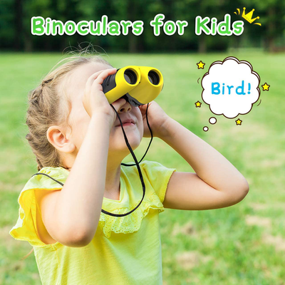 LET'S GO! Binocular for Kids, Compact High Resolution Shockproof Binoculars