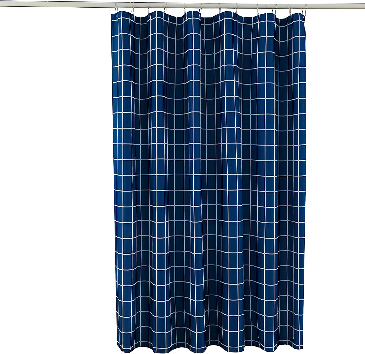 Textured Fabric Shower Curtain - Machine Washable