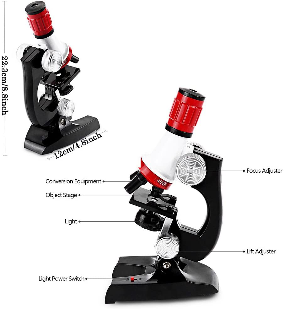 Kids Microscope Science Kit with Slides