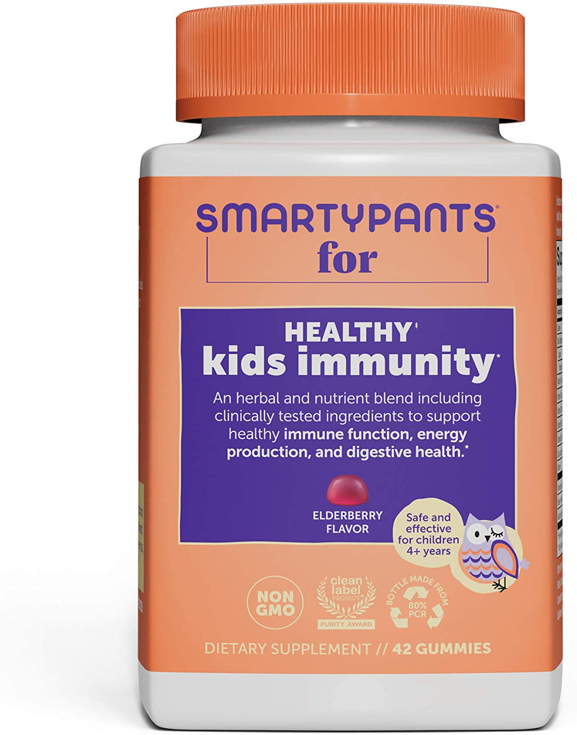 SmartyPants Kids Formula Daily Gummy Multivitamin: Vitamin C, D3, and Zinc for Immunity, Gluten Free, Omega 3 Fish Oil, Vitamin B6, Methyl B12
