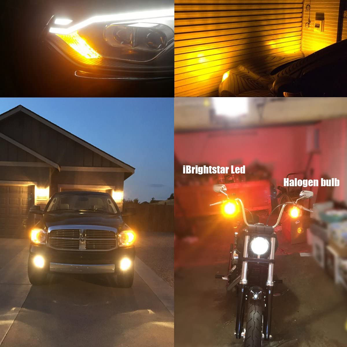 iBrightstar Newest 9-30V Super Bright Low Power 1157 2057 2357 7528 BAY15D LED Bulbs with Projector replacement for Turn Signal Lights and Brake Lights