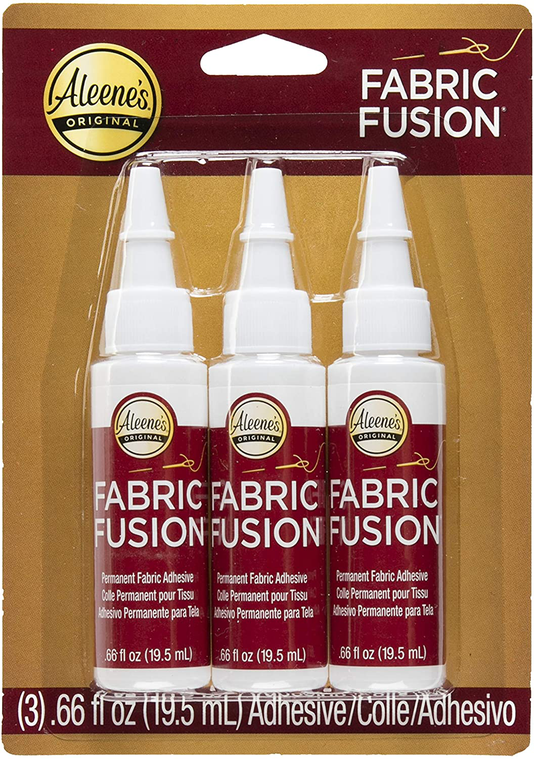 Aleene's Fabric Fusion Glue, 3-Pack