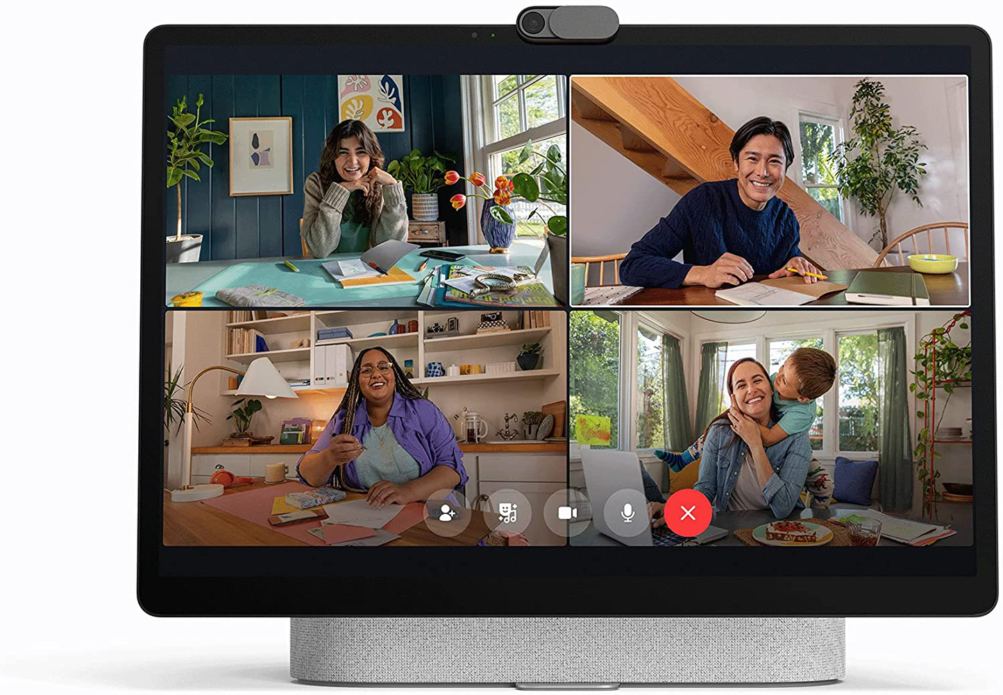 Facebook Portal - Smart Video Calling 10” Touch Screen Display with Alexa – White