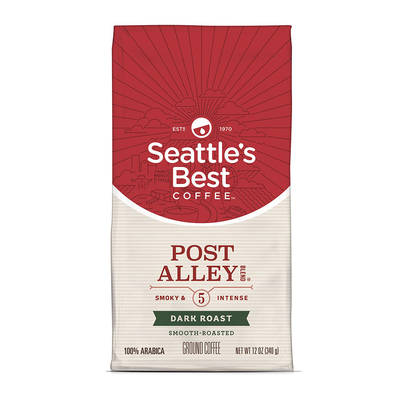 Seattle's Best Coffee Toasted Hazelnut Flavored Medium Roast Ground Coffee, 12 Ounce (Pack of 1)