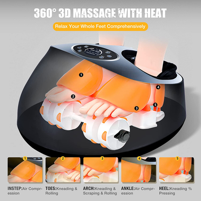 Christmas Gifts Foot Massager Machine with Heat for Plantar Fasciitis and Foot Pain Relief, Shiatsu Slabway Feet Massager for Neuropathy Pain and Circulation, Best Gifts for Mom/Dad/Women/Men