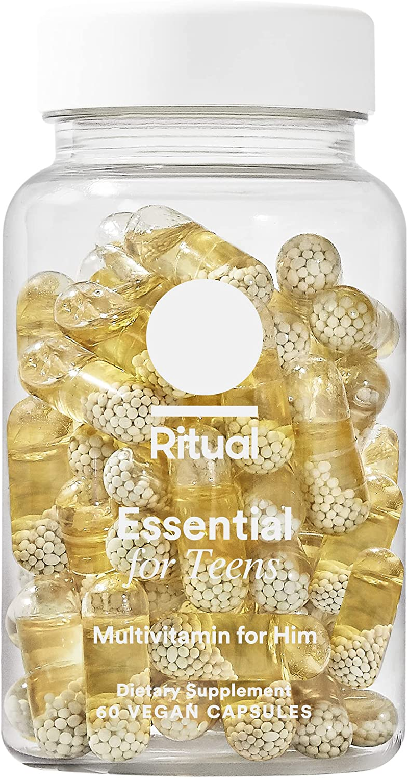 Ritual Prenatal Vitamins with Folate and Choline for Neural Tube Support*, Omega-3 DHA, Iron, Vitamin D3 & More, Gluten Free, Non-Gmo, Citrus Essenced, 30 Day Supply, 60 Vegan Capsules