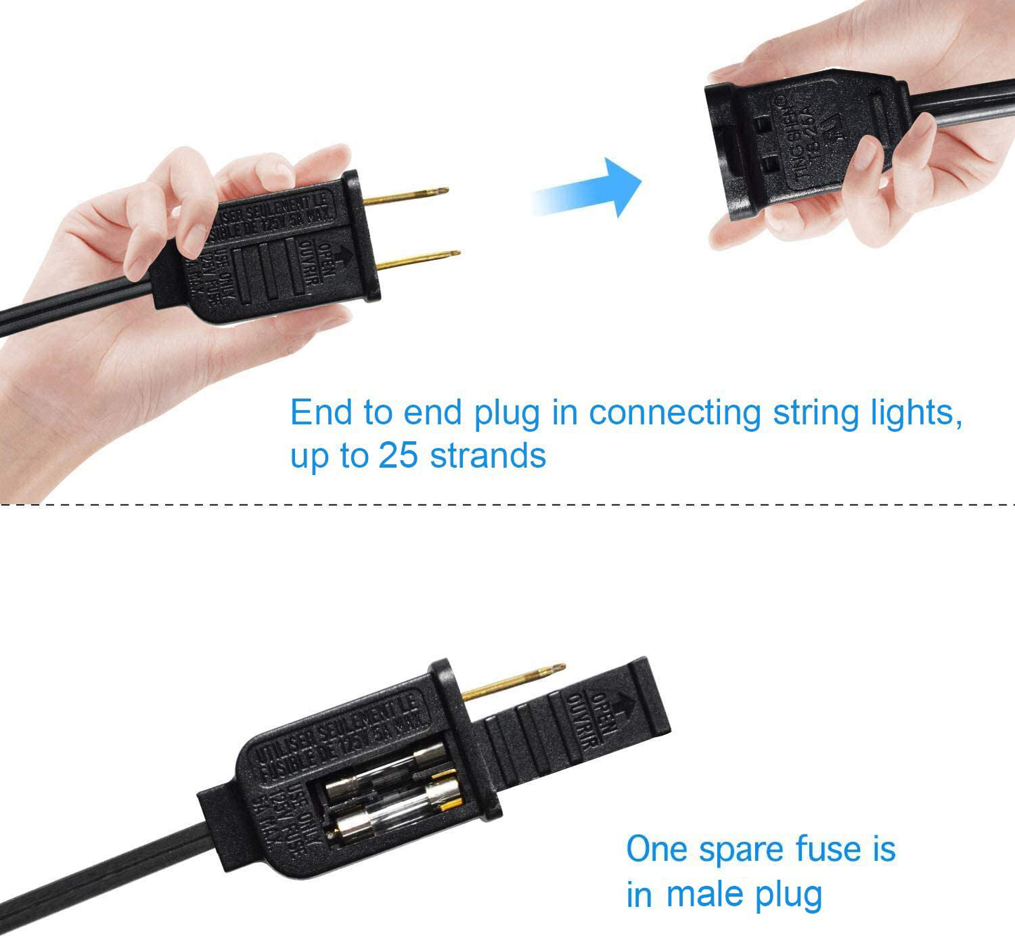 Banord 51FT Outdoor Shatterproof LED String Lights, Waterproof 17 Hanging Sockets with 18 x Dimmable LED Bulb Garden Light String, Waterproof Vintage Patio Lights for Wedding Party
