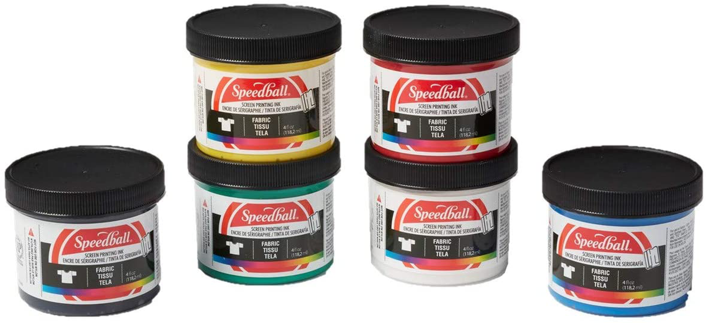 Speedball Fabric Screen Printing Ink Starter Set