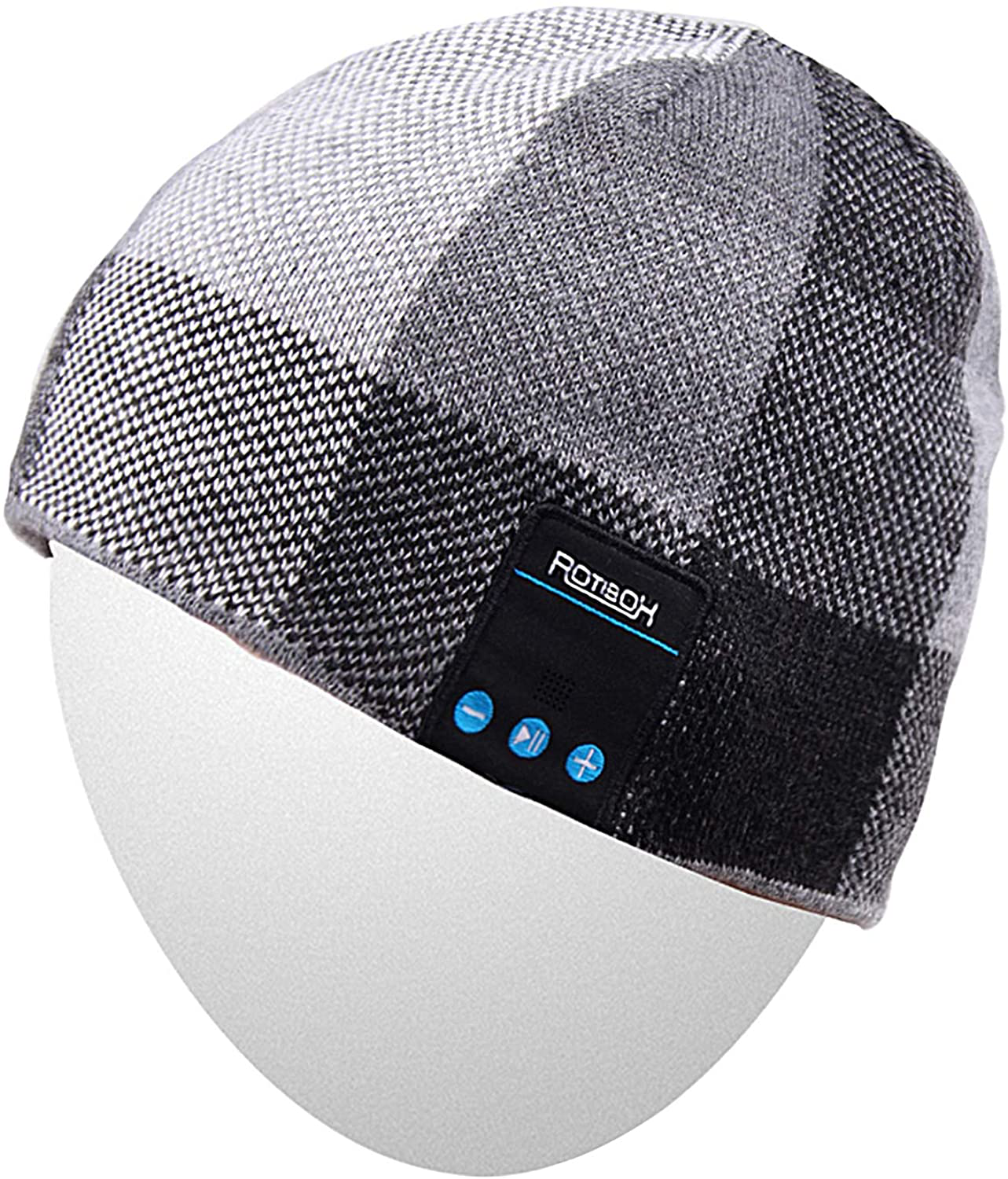Rotibox Bluetooth Beanie Hat Wireless Headphone for Outdoor Sports Xmas Gifts